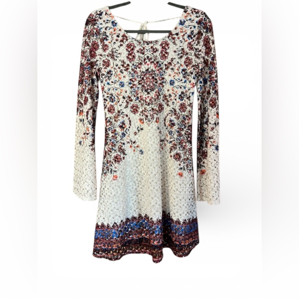 Xhilaration Multicolor Patterned Dress - XS